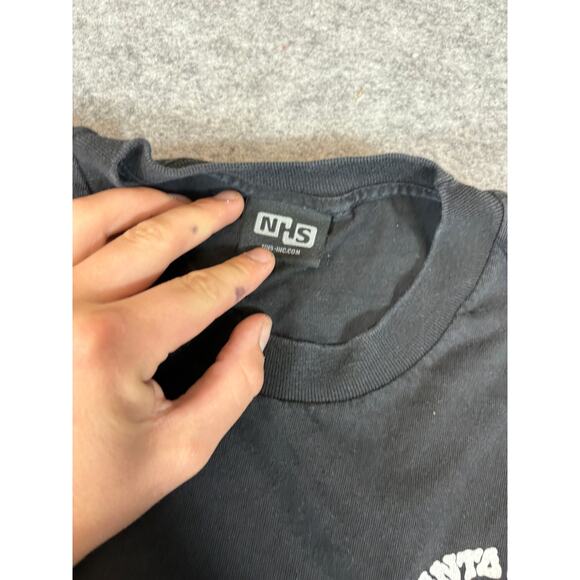 Santa Cruz Til The End Graphic Pocket Tee Men XL Palm Trees Skull Skateboard Y2K - Picture 4 of 9